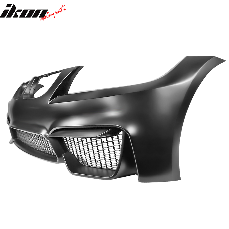 Fits 09-11 BMW E90 E91 Sedan Wagon M4 Style Front Bumper Cover Conversion - PP