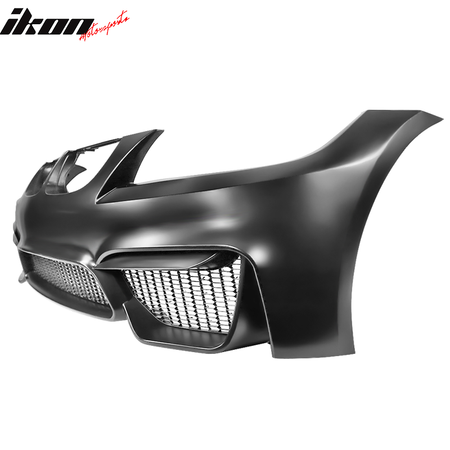 Fits 09-11 BMW E90 E91 Sedan Wagon M4 Style Front Bumper Cover Conversion - PP