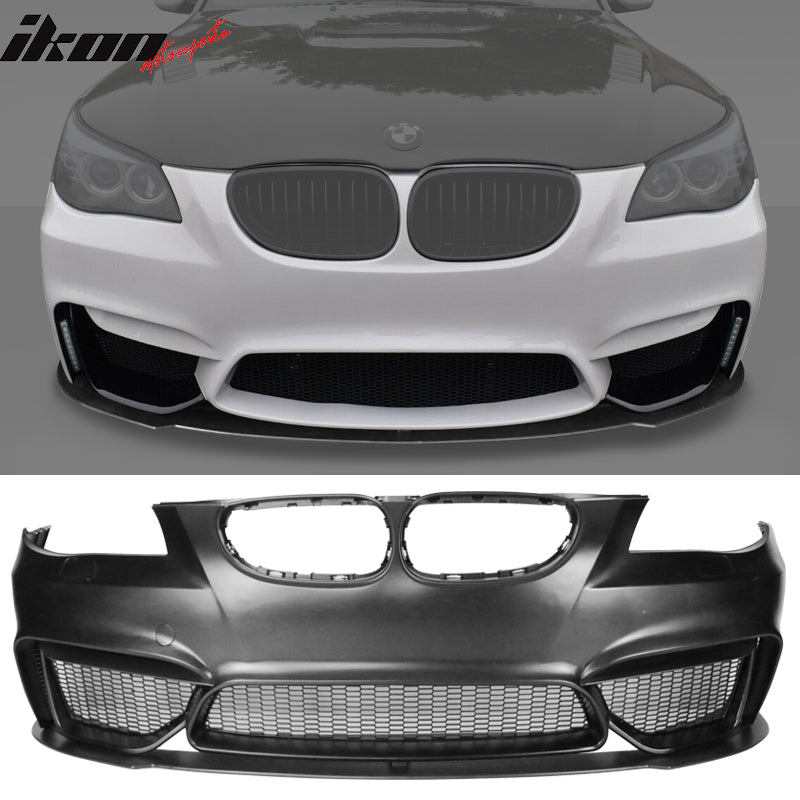 2004-2010 BMW E60 5 Series M4 Style Unpainted Front Bumper Cover PP