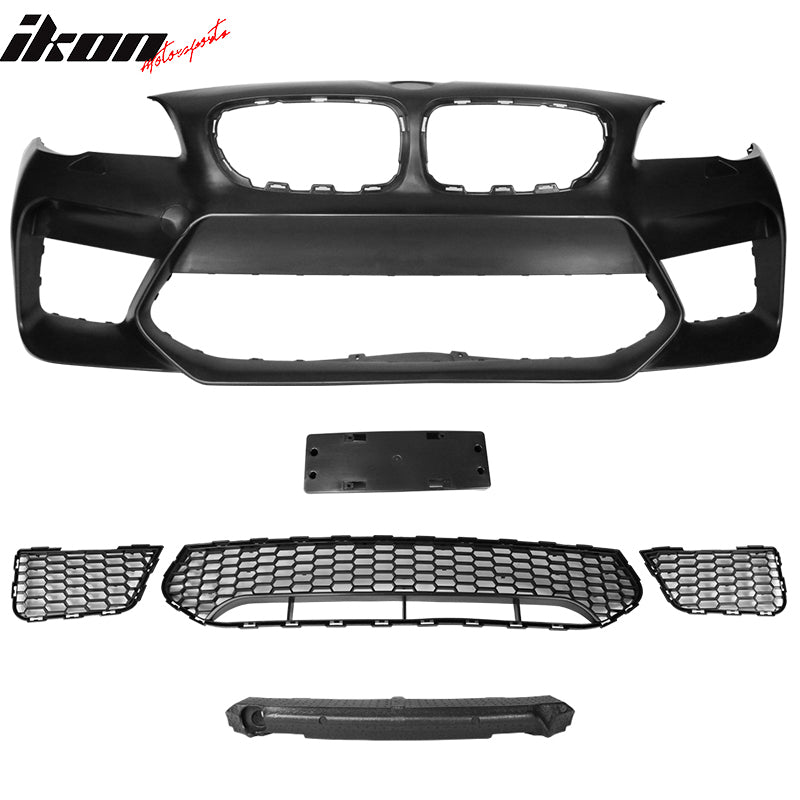 Fits 11-16 BMW F10 5 Series Sedan F90 M5 Style Front Bumper Cover Conversion -PP