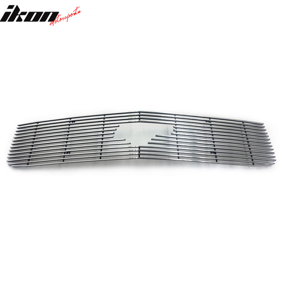 2005-2009 Ford Mustang Chrome Front Bumper Upper Billet Grille Insert