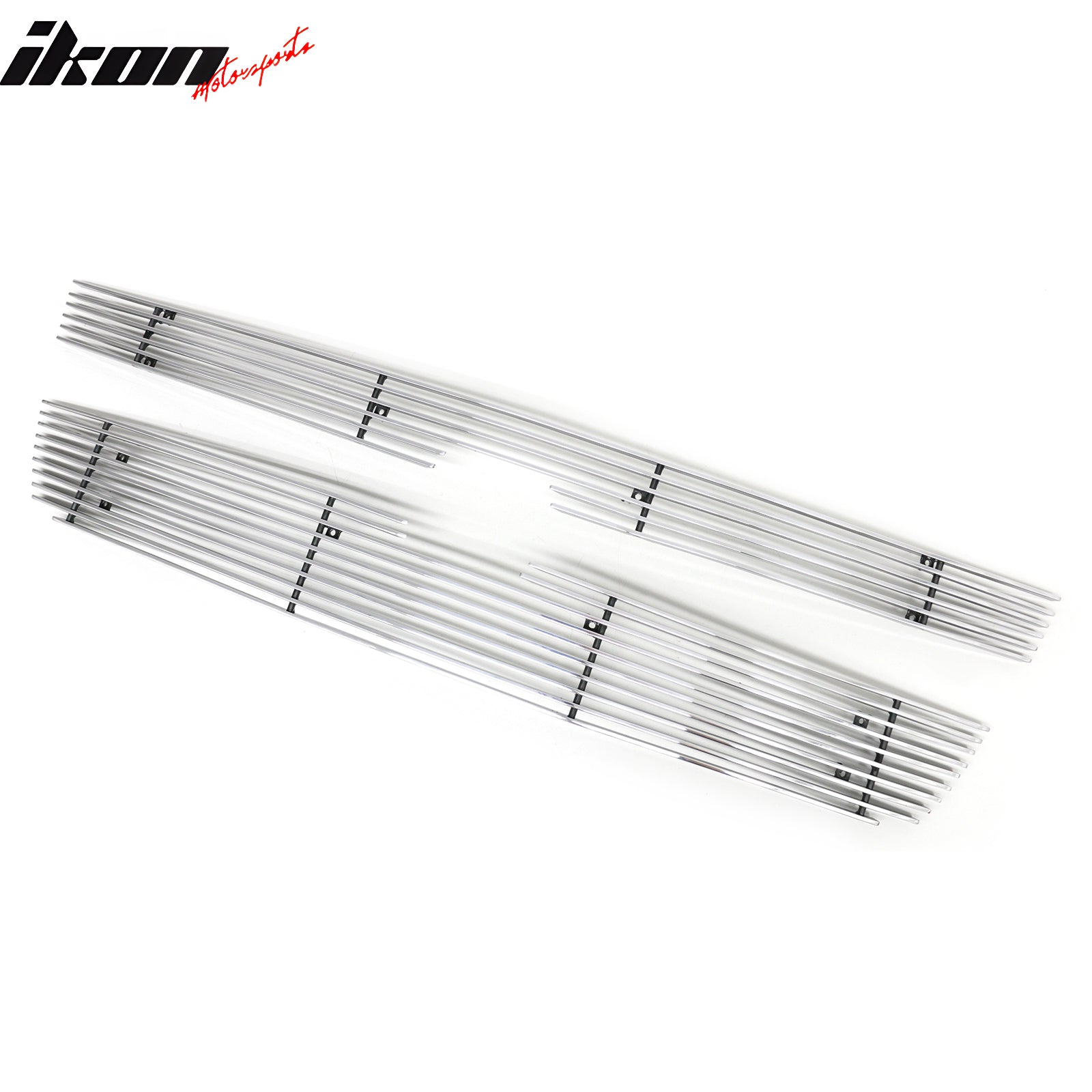 Fits 2005-2007 Silverado 1500 2500 3500 Horizontal Billet Grille Chrome Aluminum