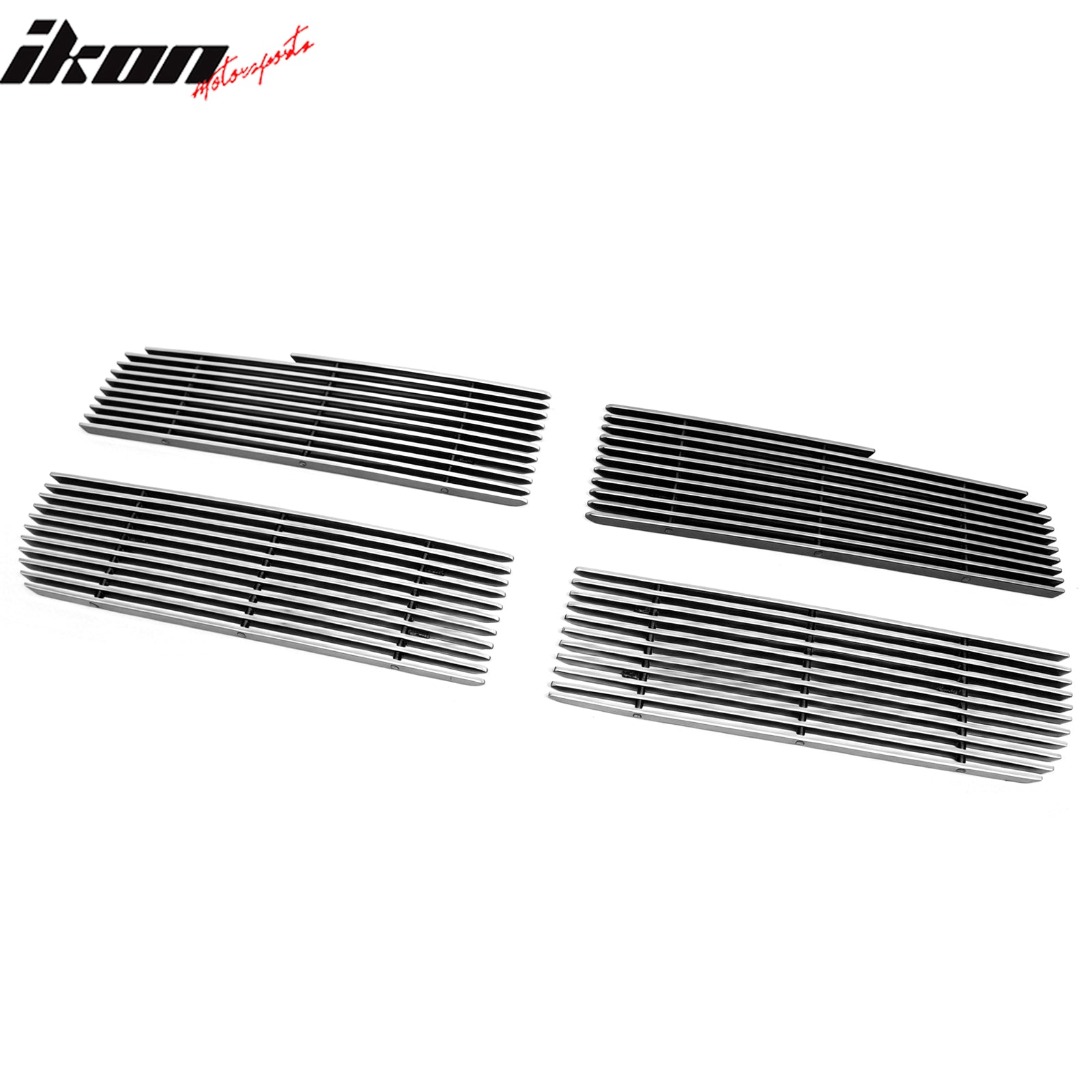Fit 2005 Dodge Dakota Front Upper Grille Insert Billet Style Chrome 4PCS