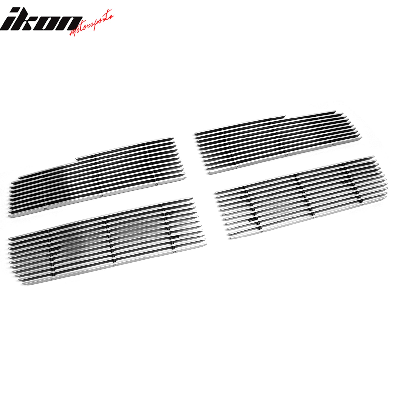 Fits 05 Dodge Dakota Front Bumper Upper Billet Grille Insert Assembly Chrome 4PC
