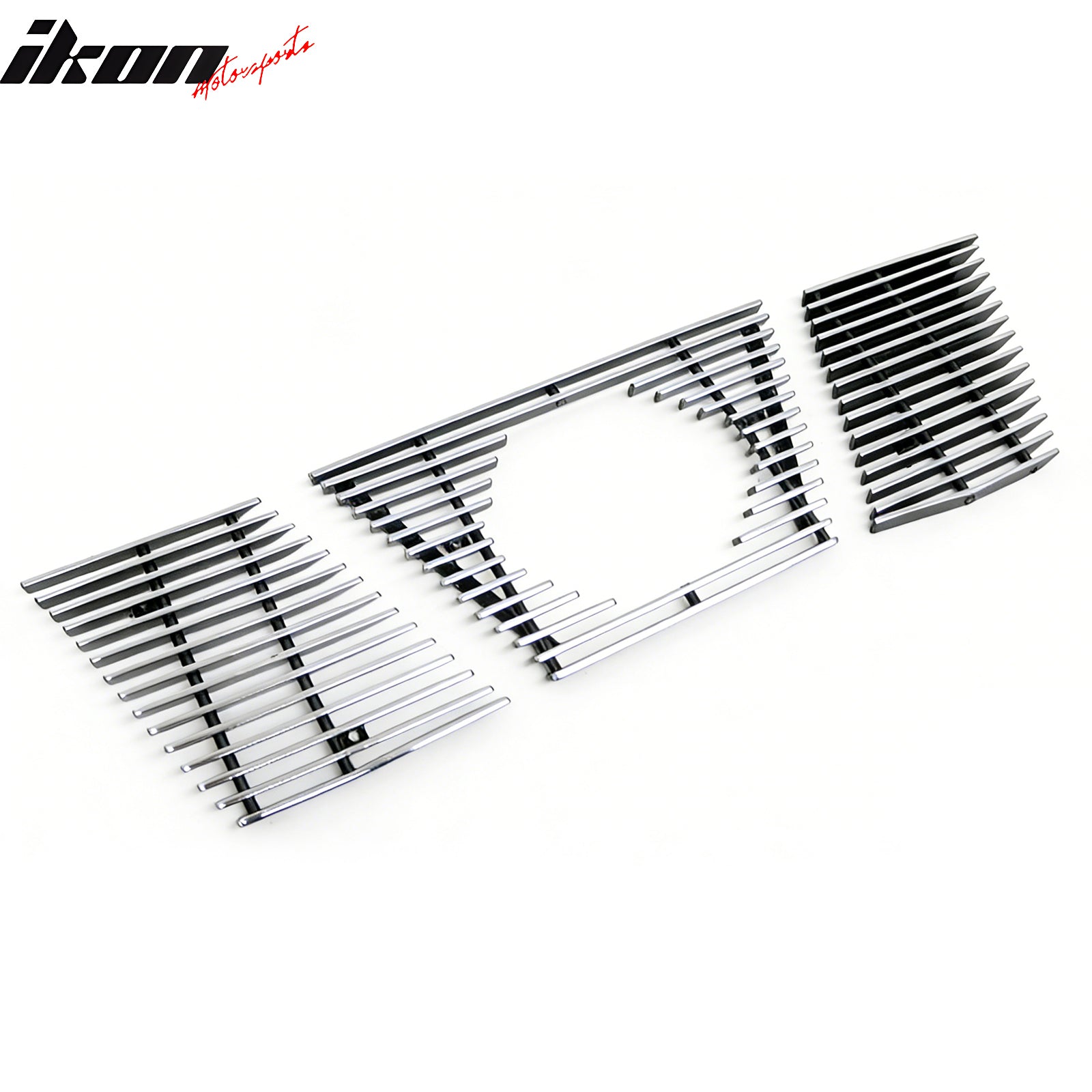 Fits 05-08 Nissan Xterra Chrome Horizontal Style Front Grille Stainless Steel