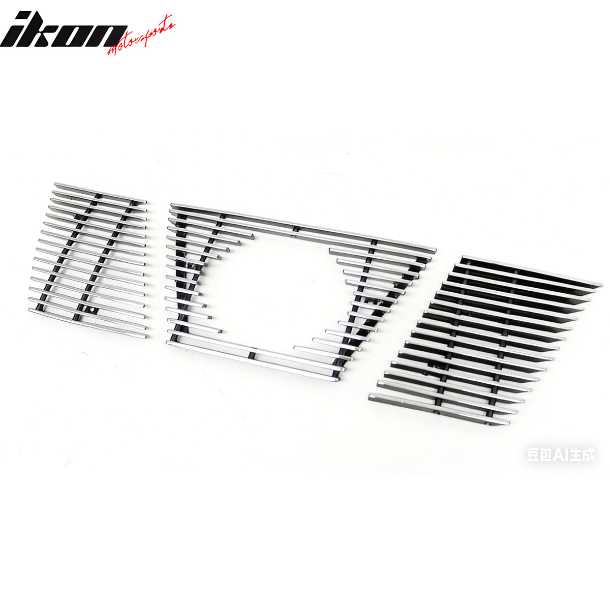 Fits 05-08 Nissan Xterra Chrome Horizontal Style Front Grille Stainless Steel