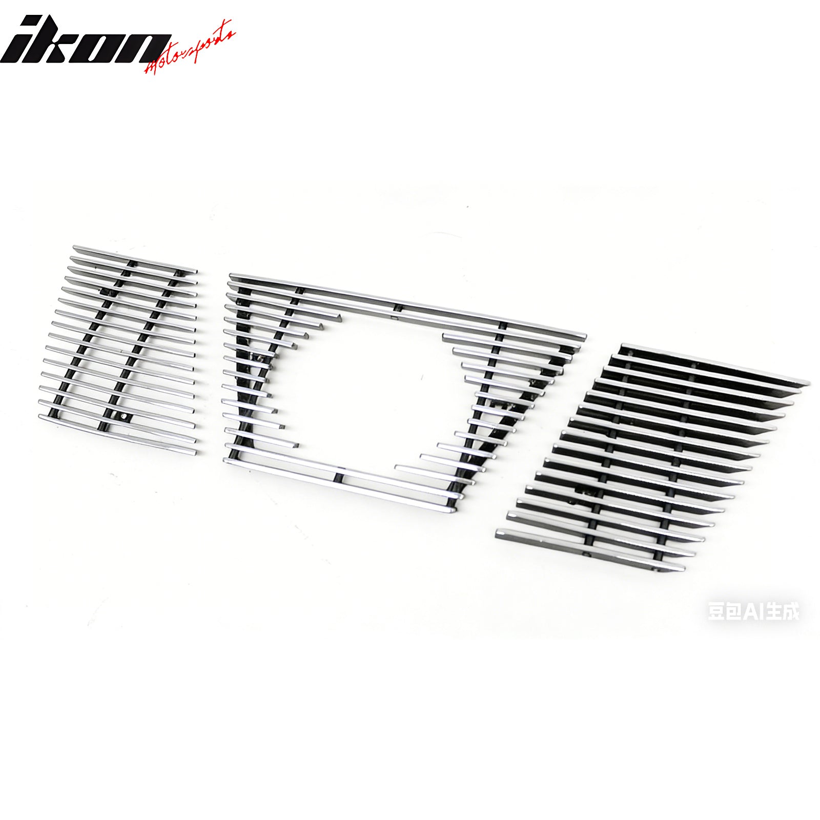 Fits 05-08 Nissan Xterra Chrome Horizontal Style Front Grille Stainless Steel