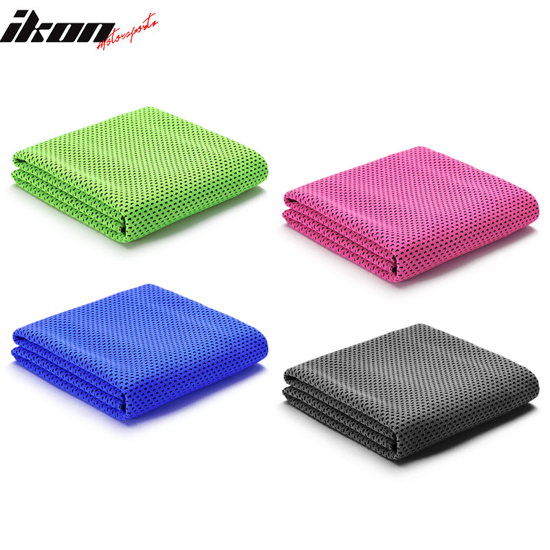 4 Color 4pcs Ice Cooling Towels for Sports & Outdoor Activities