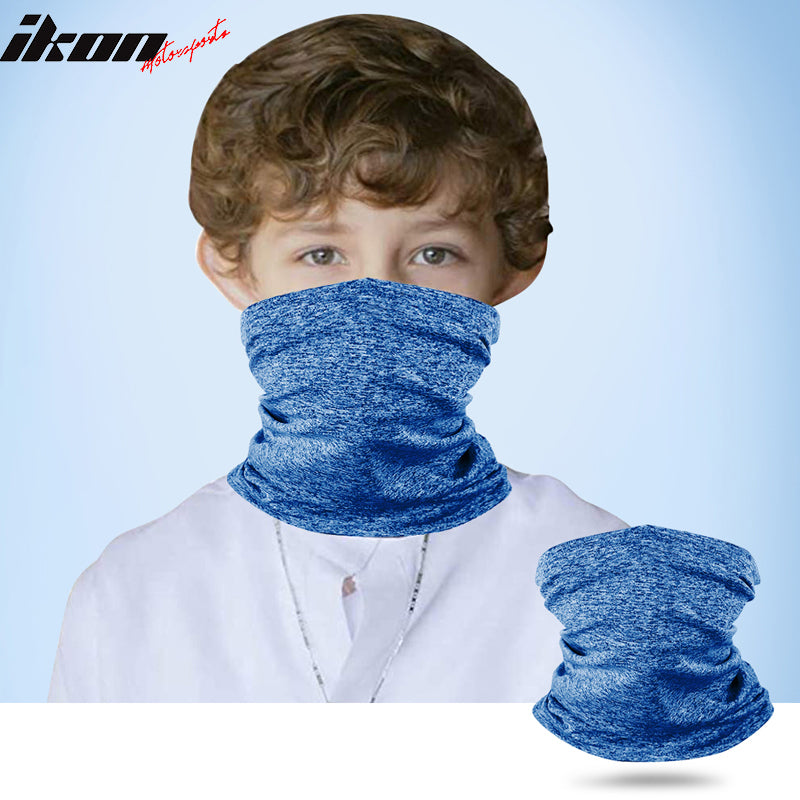 Kids Neck Gaiter Bandana Face Mask Tube Scarf Balaclava Headband Sun UV Proof