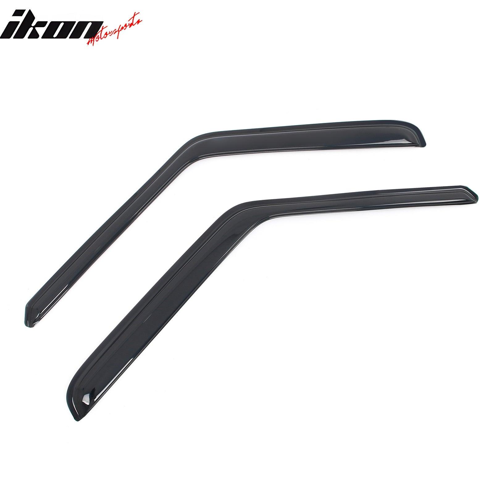 Fits 80-96 Ford F-150 F-250 F-350 Standard Cab Slim Style Window Visors Acrylic