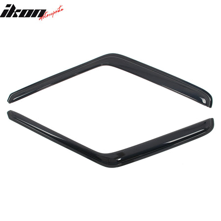 Fits 80-96 Ford F-150 F-250 F-350 Standard Cab Slim Style Window Visors Acrylic
