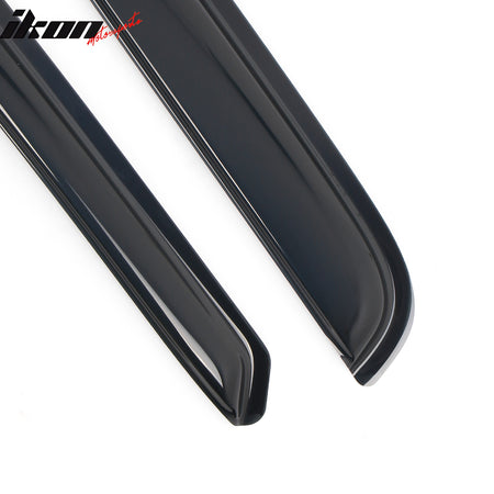 Fits 80-96 Ford F-150 F-250 F-350 Standard Cab Slim Style Window Visors Acrylic