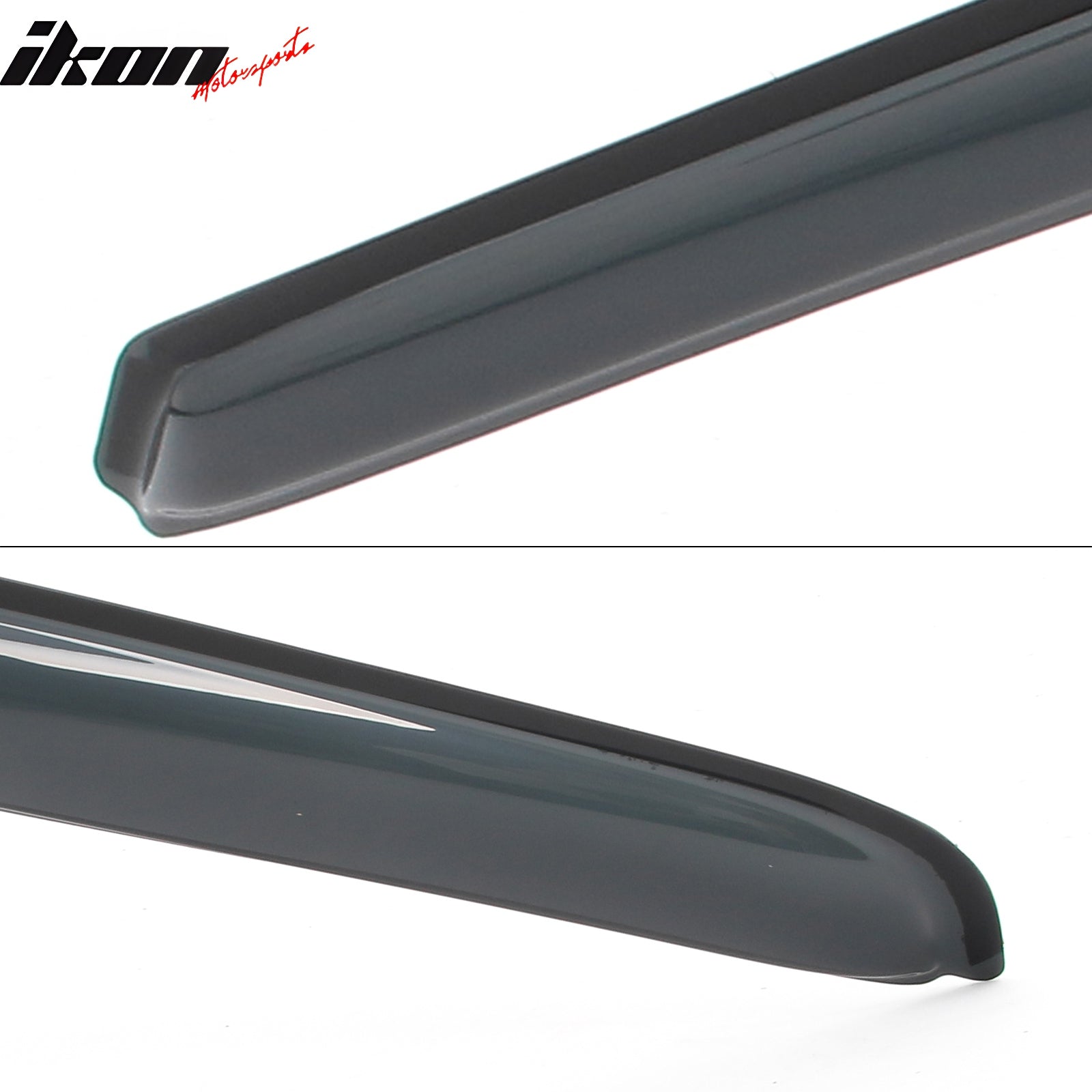 Fits 80-96 Ford F-150 F-250 F-350 Standard Cab Slim Style Window Visors Acrylic