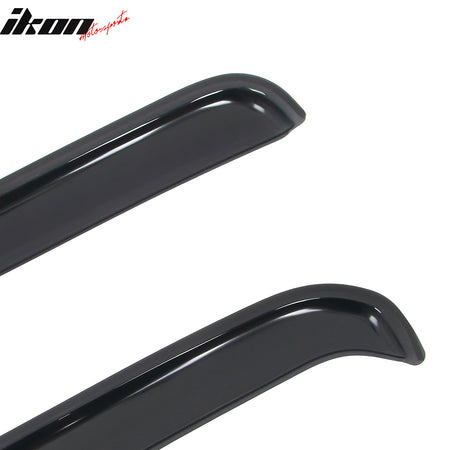 Fits 80-96 Ford F-150 F-250 F-350 Regular Cab 2PC In-channel Window Visors Shade