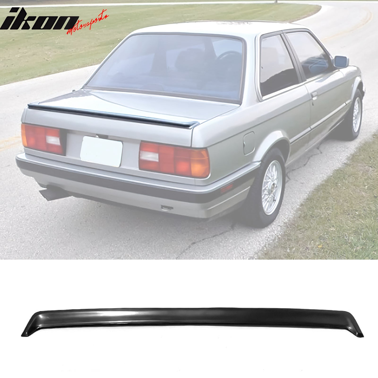 Fits 84-92 BMW E30 3 Series IS Style Rear Trunk Spoiler Wing Lip ...