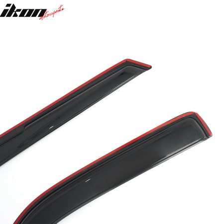 Fits 87-90 Nissan Pathfinder& 87-97 Pickup Regular Cab In-Channel Window Visors