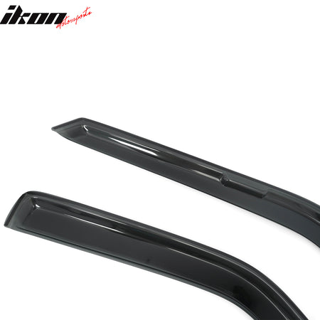 Fits 87-90 Nissan Pathfinder& 87-97 Pickup Regular Cab In-Channel Window Visors