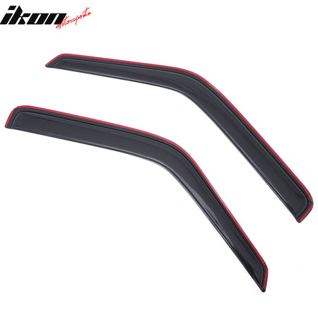 For 87-96 Dodge Dakota Standard Cab Window Visor In Channel Rain Guard Deflector