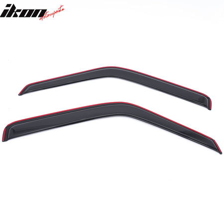 For 87-96 Dodge Dakota Standard Cab Window Visor In Channel Rain Guard Deflector