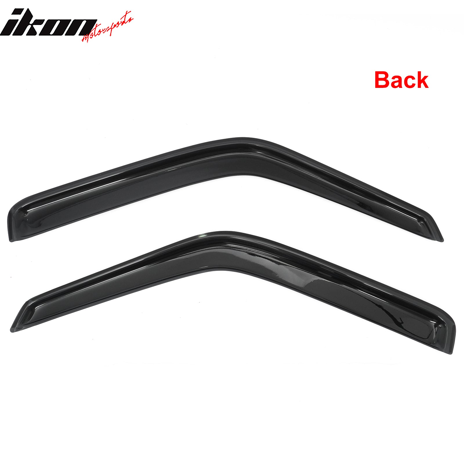 For 87-96 Dodge Dakota Standard Cab Window Visor In Channel Rain Guard Deflector