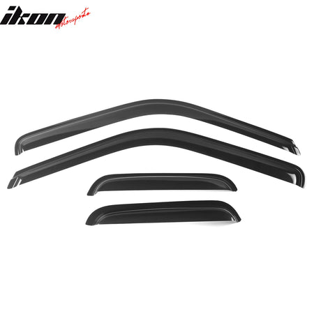 Fits 88-99 GMC Chevy C1500 C2500 K1500 K2500 Acrylic Window Visors 4Pc Set