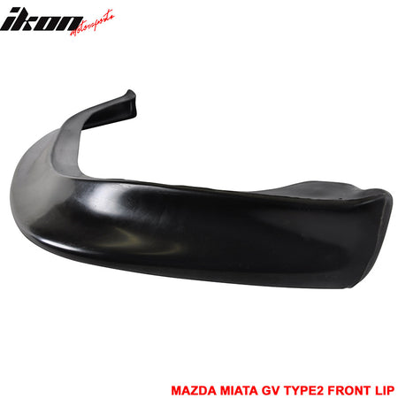 Fits 90-97 Mazda Miata MX-5 GV Type 2 Front Bumper Lip Spoiler PU Chin Splitter