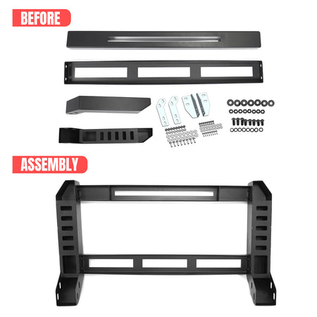 Fits 07-21 Toyota Tundra 08-22 Sequoia Bull Bar Front Brush Bumper Grille Guard