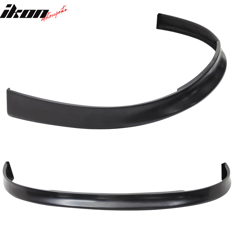 Front Bumper Lip Compatible With 1992-1996 Lexus SC300 SC400, WS Style Black PU Air Dam Chin Diffuser Spoiler Body Kit by IKON MOTORSPORTS, 1993 1994 1995