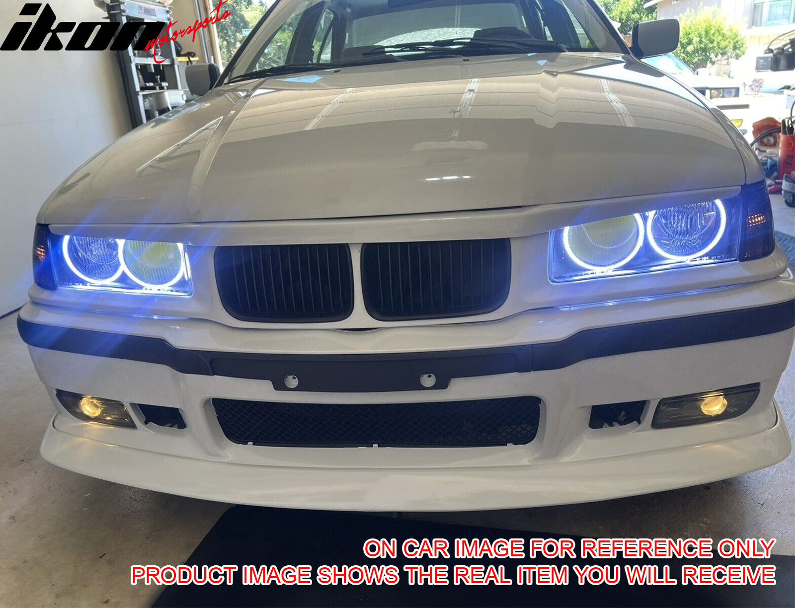 Fits 92-98 BMW E36 M3 AC Style Front Bumper Lip Spoiler Splitter Unpainted PU