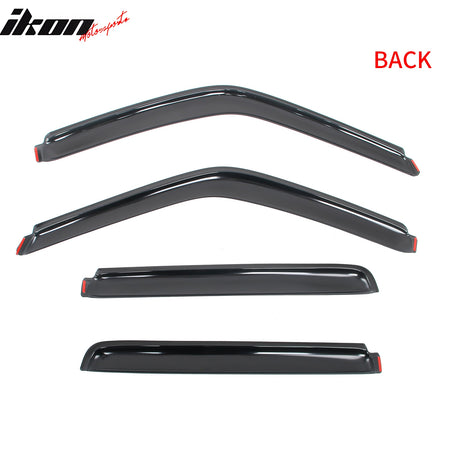 Fits 92-00 Chevy GMC C2500 C3500 K2500 K3500 & Suburban Window Visors In-Channel