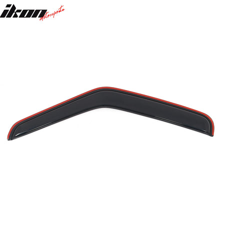 Fits 92-06 Ford Econoline E-Series Van Window Visors In-Channel Deflector Guard