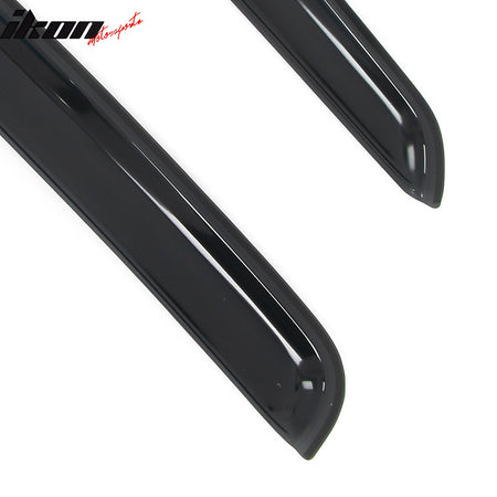 Fits 92-06 Ford Econoline E-Series Van Window Visors In-Channel Deflector Guard