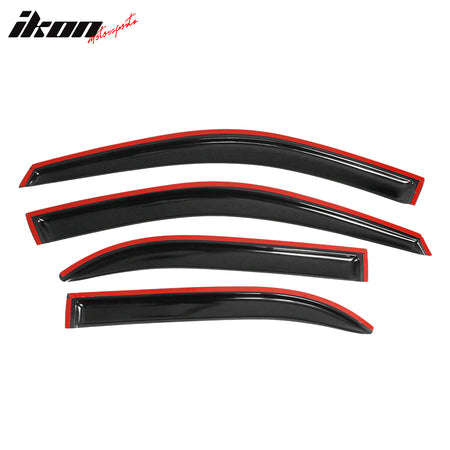 Acrylic Window Visors fits1993-1997 Toyota Corolla Vent Rain Sun Wind Guard