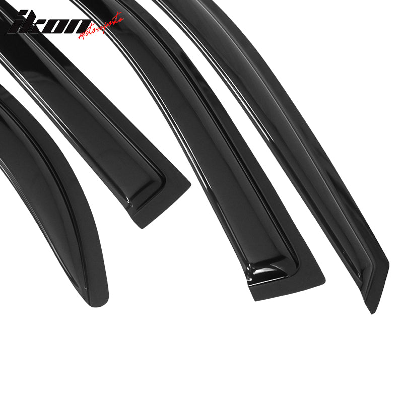 Acrylic Window Visors fits1993-1997 Toyota Corolla Vent Rain Sun Wind Guard