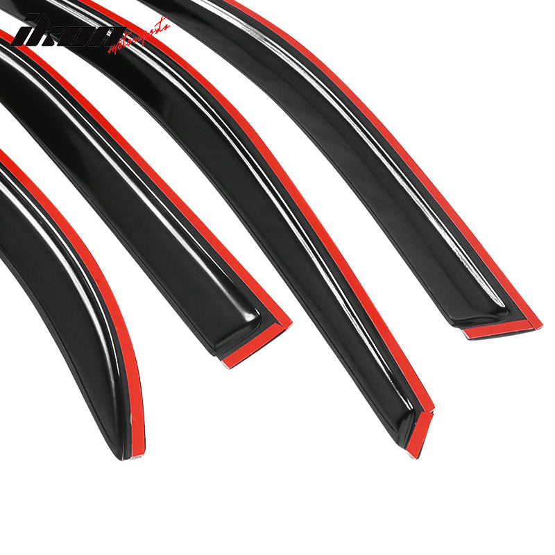 Acrylic Window Visors fits1993-1997 Toyota Corolla Vent Rain Sun Wind Guard