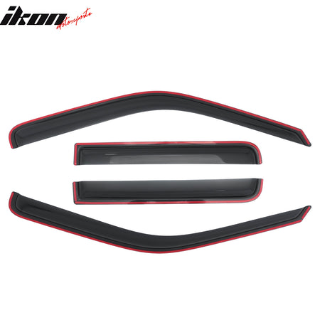 Fits 93-98 Volkswagen Golf 5DR Window Visors In-Channel Sun Rain Guard Deflector