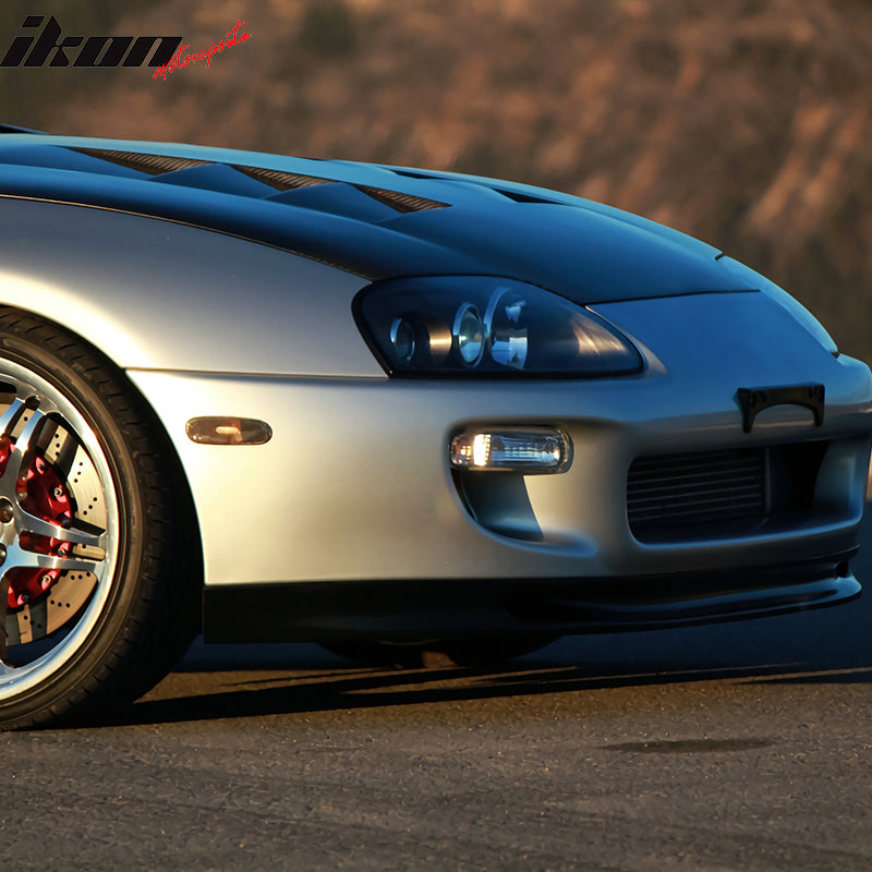 Fits 93-98 Toyota MK4 Supra Aero Magic Whifbitz WB Style Front Bumper Lip Kit PU