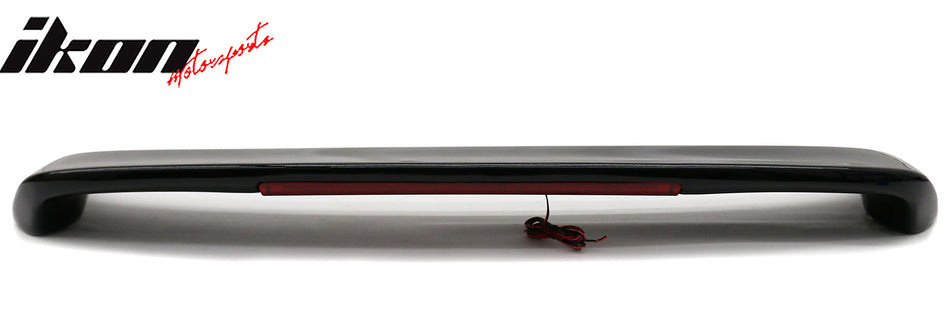 1993-2001 Subaru Impreza Gloss Black Rear Trunk Spoiler W/LED Brake