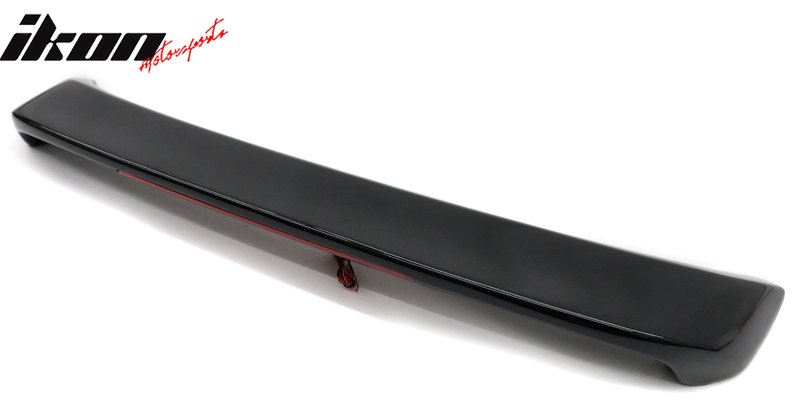 Fits 93-01 Subaru Impreza Sedan Coupe Rear Trunk Spoiler W/LED Light Gloss Black
