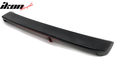 Fits 93-01 Subaru Impreza Sedan Coupe Rear Trunk Spoiler W/LED Light Gloss Black