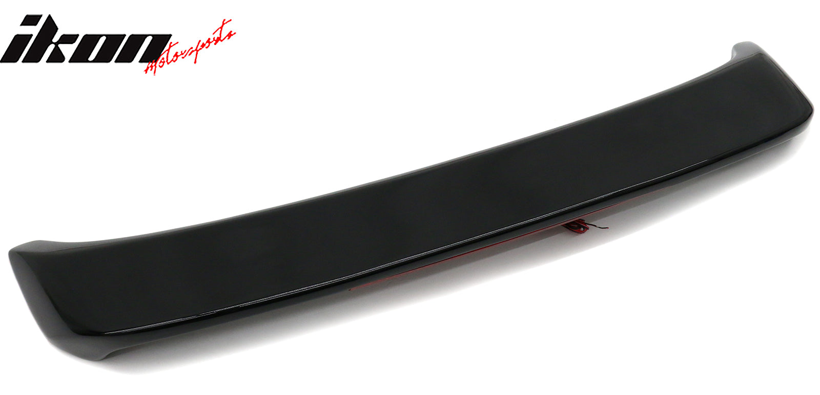 Fits 93-01 Subaru Impreza Sedan Coupe Rear Trunk Spoiler W/LED Light Gloss Black