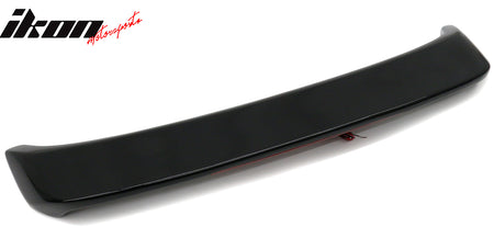 Fits 93-01 Subaru Impreza Sedan Coupe Rear Trunk Spoiler W/LED Light Gloss Black