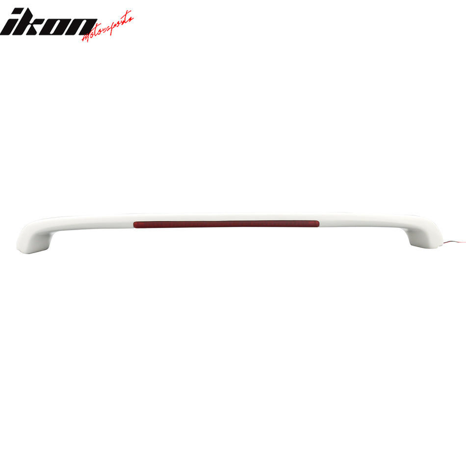 1993-2001 Subaru Impreza Painted #White Rear Trunk Spoiler W/LED Brake