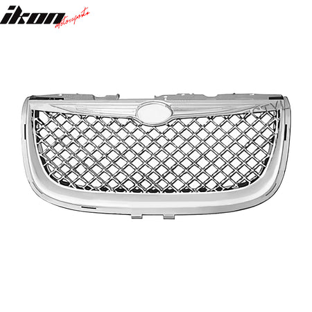 Fits 93-03 Chrysler 300M Performance Mesh Style Front Upper Grille ABS Chrome
