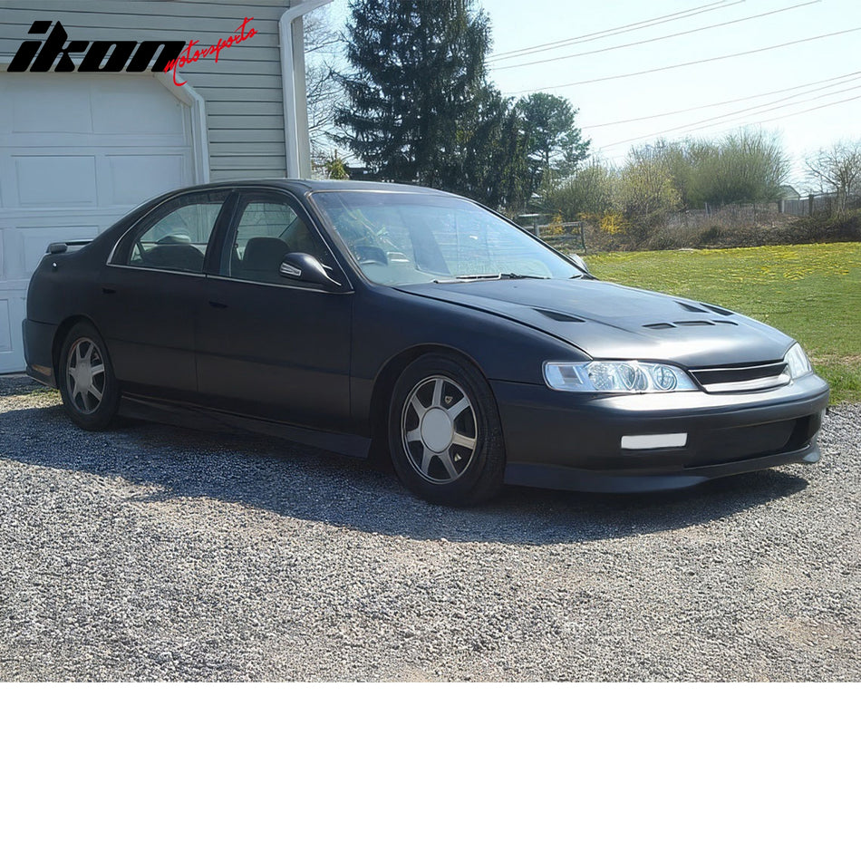 Fit 1994-1995 Honda Accord Front Bumper Lip TR Style Black