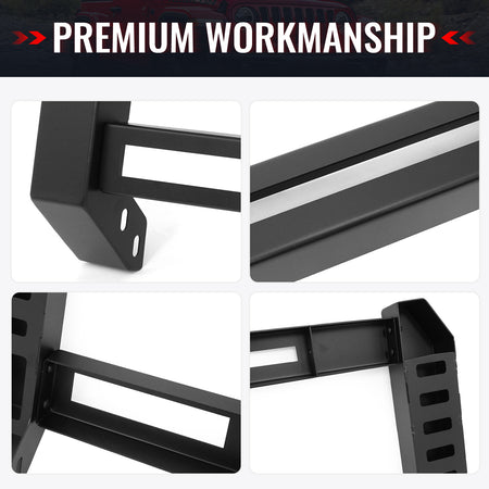 Fits 05-15 Toyota Tacoma Bull Bar Front Brush Push Bumper Grille Guard Protector