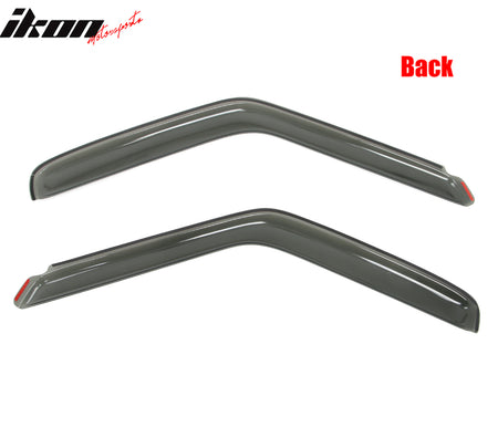 Fits 94-03 Chevy S10 Blazer GMC Sonoma Window Visors Vent Rain Guards In-Channel