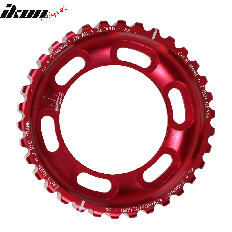 1995-1999 Mitsubishi Eclipse Hayame Red Non-Turbo Cam Gear Aluminum