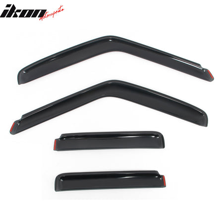 Fits 95-05 GMC Jimmy Chevy Blazer 4Dr In-Channel Window Visors Acrylic Deflector