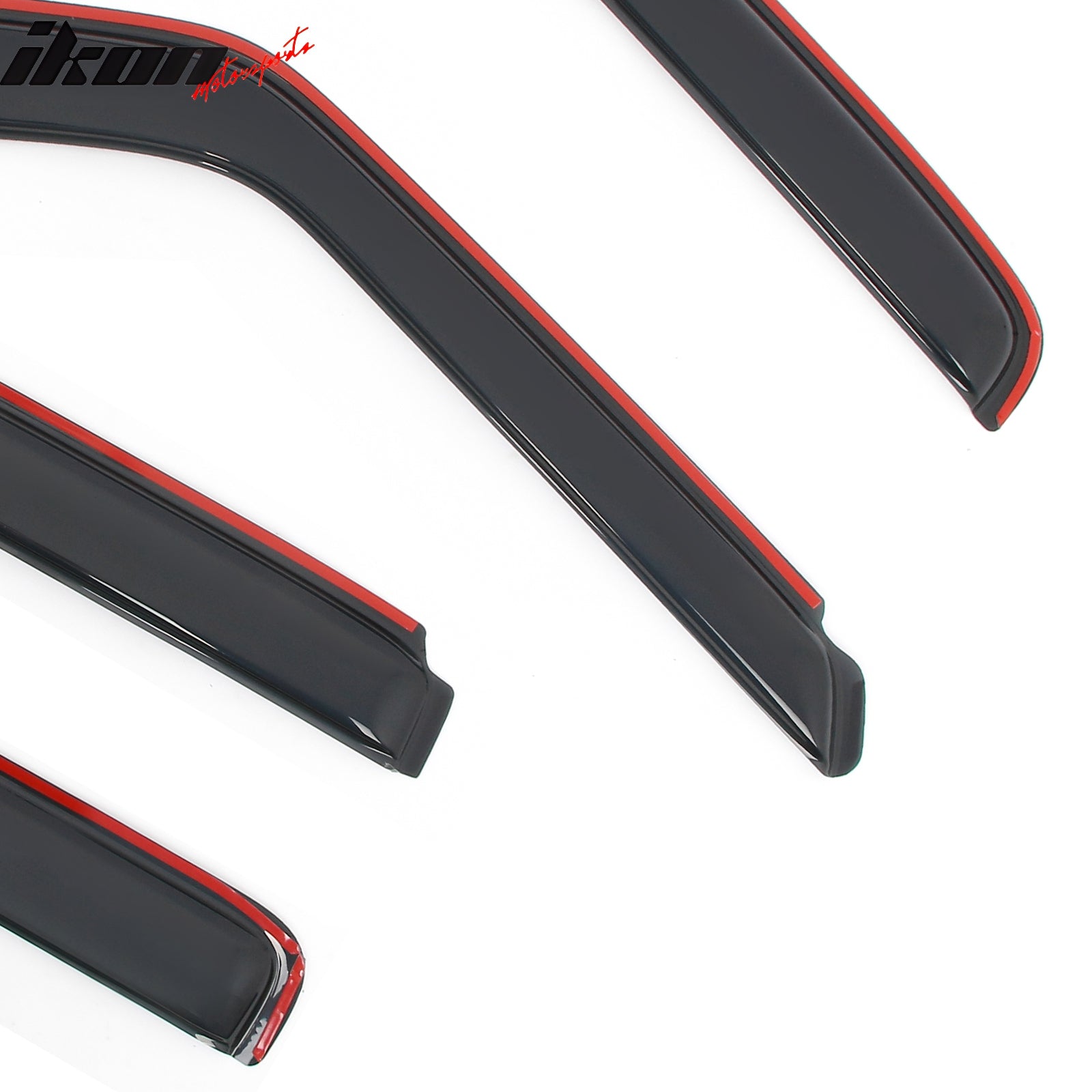 Fits 95-05 GMC Jimmy Chevy Blazer 4Dr In-Channel Window Visors Acrylic Deflector